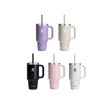 Hydro Flask All Around Insulated Travel Tumbler with Straw & Color-Matched Lid, 950ml