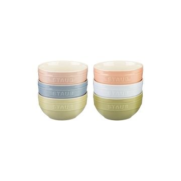 Staub Ceramic Macaron Bowls, Set of 6