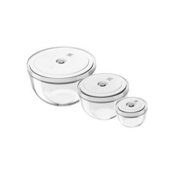 ZWILLING Fresh & Save Glass Vacuum Bowls, Set of 3