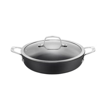 Ballarini Alba Low Casserole with Lid, 28cm