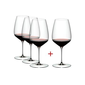 Riedel Veloce CAB MER Glasses, Value Pack of 4