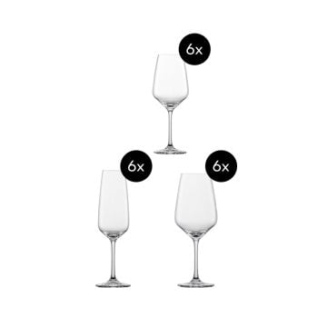 Schott Zwiesel Taste Assorted Stem Glasses, Set of 18