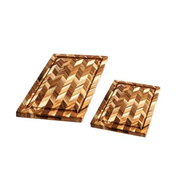 Teakhaus Herringbone Cutting Board