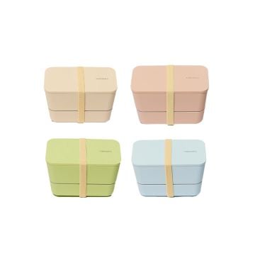 Takenaka Bento Flat Dual Lunch Box