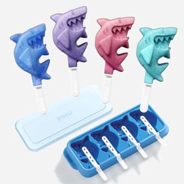 Zoku Shark Ice Pop Mould, 4 Cavities
