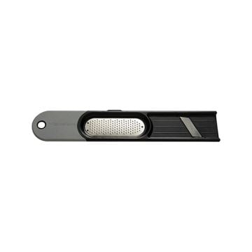 Microplane Ginger Grater, Black/Grey