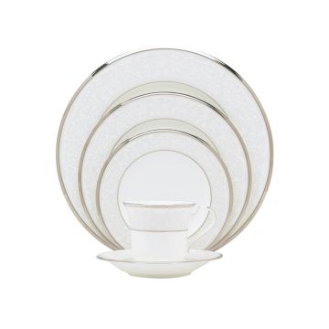 Noritake Silver Palace Tea Service, Set of 29
