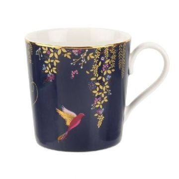 Portmeirion Sara Miller Chelsea Mug, Navy, 340ml