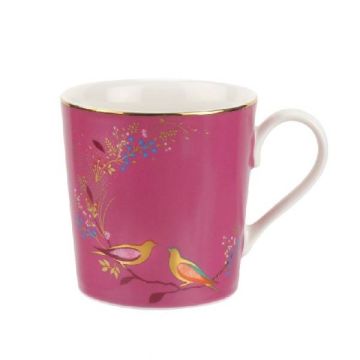 Portmeirion Sara Miller Chelsea Mug, Pink, 340ml 