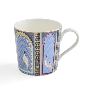 Portmeirion Sara Miller India Mug, Indigo