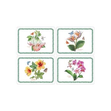 Portmeirion Pimpernel Exotic Botanic Garden Placemats, Set of 4
