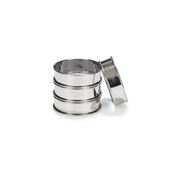 Patisse Round Tart Rings, Set of 4
