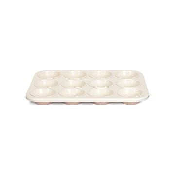 Patisse Ceramic Standard Muffin Pan, 12 Cavities