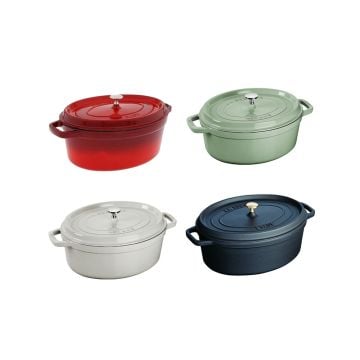 Staub La Cocotte Cast Iron Oval Casserole, 31cm