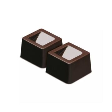 Silikomart Easy Choc Cubo Chocolate Cube Mold, 15 Cavities