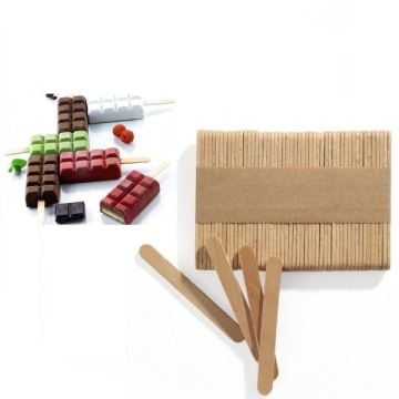 Silikomart Mini Ice Cream Sticks, Set of 100