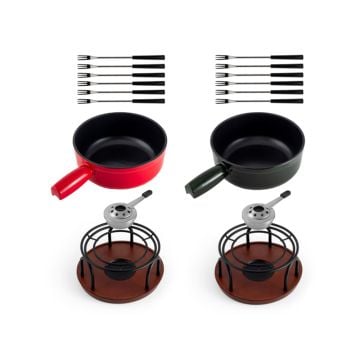Swissmar Ticino Cast Iron Cheese Fondue Set