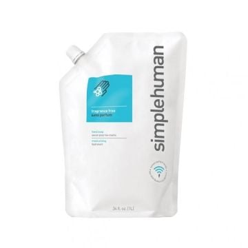 كيس صابون سائل خالي من العطر، حجم 1 ليتر، سيمبل هيومان-Simplehuman