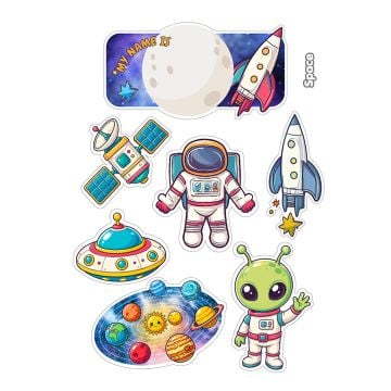 Magnets for PlanetBox Launch Lunch Box, Space
