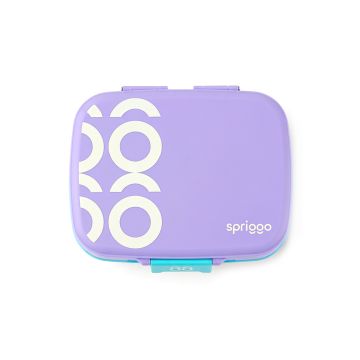 Spriggo Vault Funk Kids Lunch Box, Purple Cyan