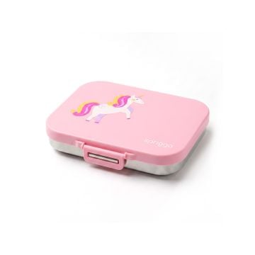 Spriggo Vault Pro Kids Lunch Box with Side Scoop, Unicorn