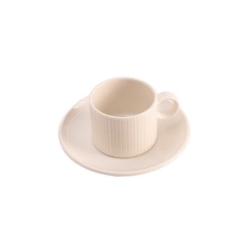 Steelite Concorde Stackable Espresso Cup and Saucer