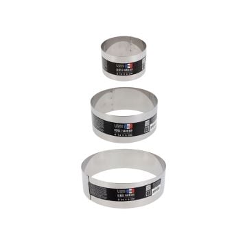 Patis Décor Round Dessert Ring, H6cm
