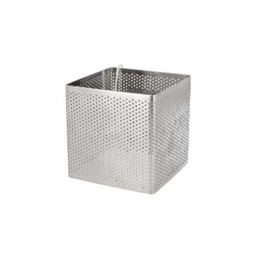 Patis Décor Perforated Square Pastry Ring, 8cm