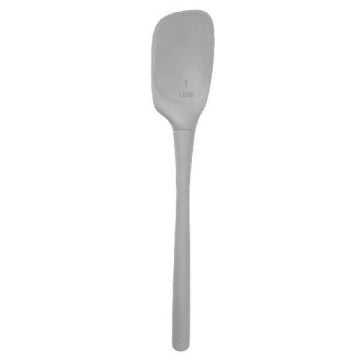 Tovolo Deep Spoon, Silicone, Oyster Gray, 12.5cm
