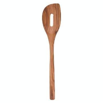 Tovolo Slotted Spoon, Olivewood, 12.5cm