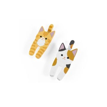Trendform Clip & Hook Cat Magnets, Set of 2
