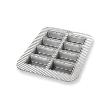 USA PAN Non-Stick Mini Loaf Pan, 8 Cavities