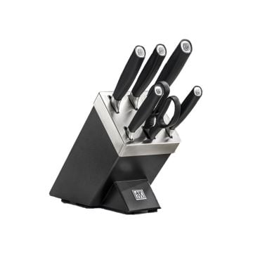 ZWILLING All Star Self Sharpening Knife Block Anthracite, Set of 7