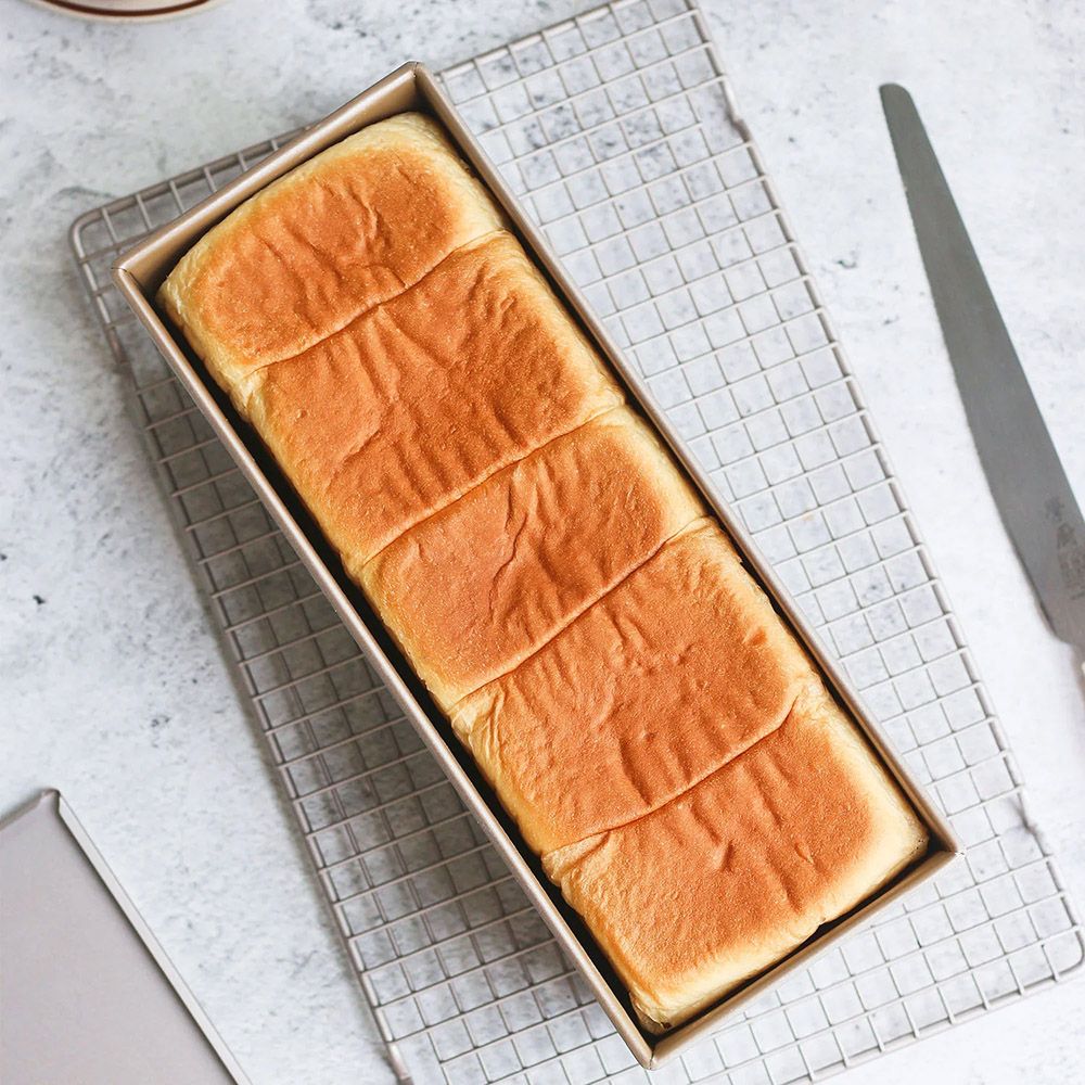 Stick Plus CHEFMADE Non-Stick Rectangular Loaf Pan with Cover, 32x12x12 cm