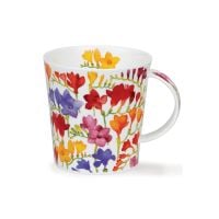 Dunoon Cairngorm Mug, Floral Fiesta Freesia