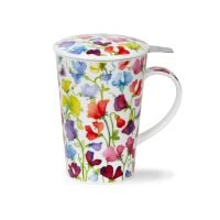 Dunoon Shetland Infuser Mug, Floral Fiesta