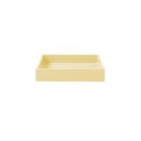 Mojoo Lux Square Lacquer Tray Dusty Yellow, 19x19cm