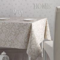 Atenas Ariadna Stain Repellent Round White Tablecloth, 180cm
