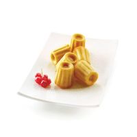 Silikomart Classic Mini Canelé Mould, 18 Cavities