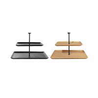 ASA Selection Wood 2-Tier Rectangular Etagere