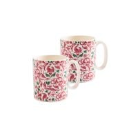 Spode Christmas Tree Yuletide Mugs, Set of 2