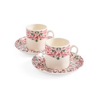 Spode Christmas Tree Yuletide Espresso Cups, Set of 2