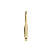 ZWILLING Premium Slanted Tweezers, Matte Gold