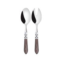 Bugatti Aladdin Chocolate Salad Servers, Set of 2