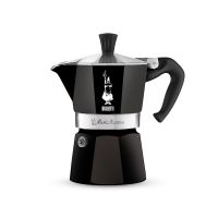 Bialetti Moka Express Espresso Maker, 3 Cups-Black