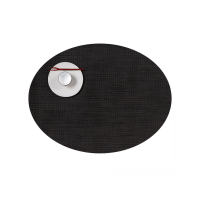 Chilewich Mini Basketweave Oval Placemat, Espresso