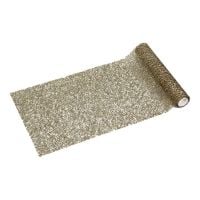 Chilewich Metallic Lace Table Runner