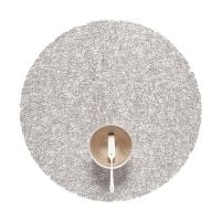 Chilewich Metallic Lace Round Placemat-Metallic Lace
