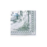 Gien Les Dépareillées Vert Luncheon Napkins, Set of 20