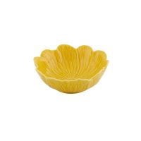 Bordallo Pinheiro Flora Yellow Bowl, 17cm